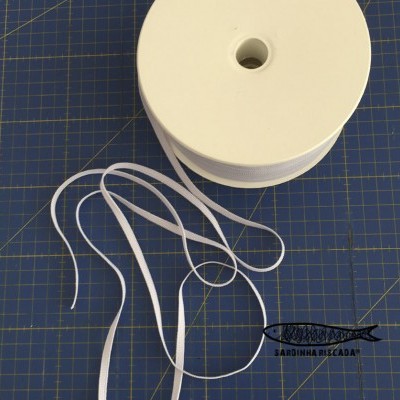 Elástico Branco e Preto