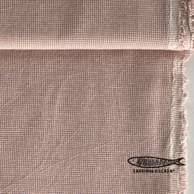 Tramado Japonês - Mini Xadrez Rosa Tramado Japonês - Mini Xadrez Rosa