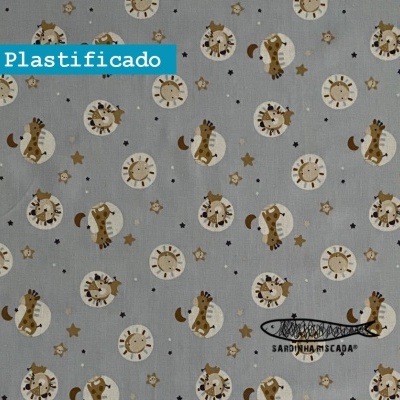 Baby animals - Blue - Plastificado