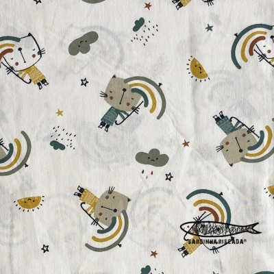 Cat and Rainbow - Cats