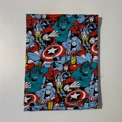 Retalho Capitão America 40x110cm