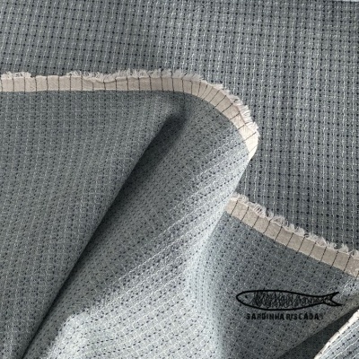 Tramado Japonês - Quadrados Azuis