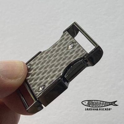 Fecho metálico de 25mm - Antracite Fecho metálico de 25mm - Antracite