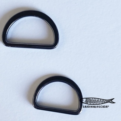 Argola Meia Lua  Premium - Antracite