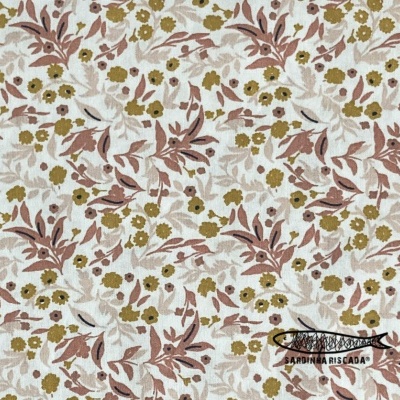 Flores campestres  - Ramagem Salmão