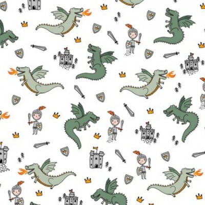 Fighting Dragons - Branco