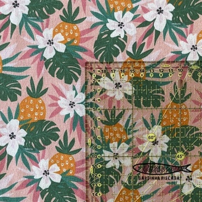 Canvas Flores e Ananás