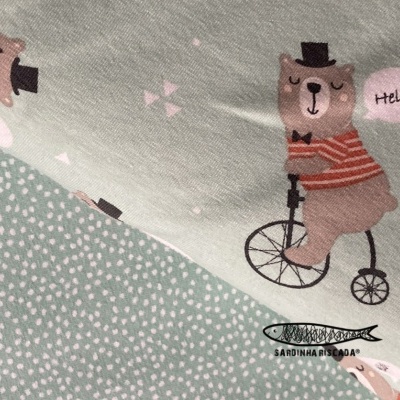 Jersey Salpicos verde água