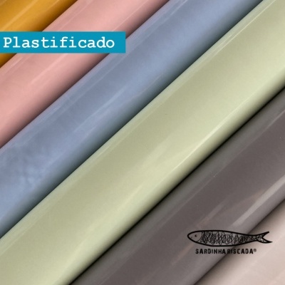 Tela plastificada Brilhante