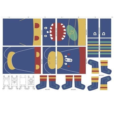 Rugby Laundry Bag Panel