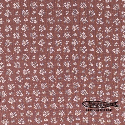 Musselina / Double Gauze - Flores Coral