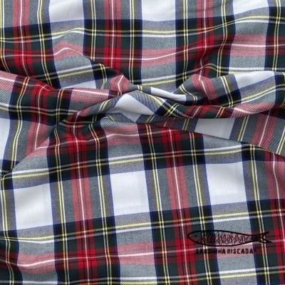 Tartan - Vermelho e Verde e Branco