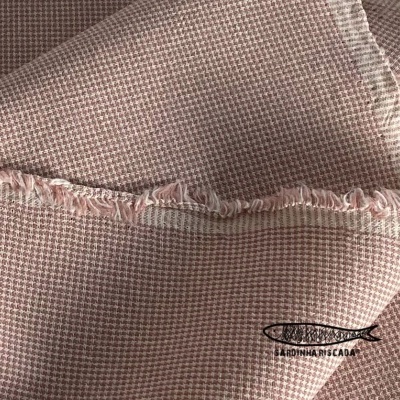 Tramado Japonês - Mini Xadrez Rosa Tramado Japonês - Mini Xadrez Rosa