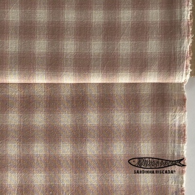 Tramado Japonês - Xadrez Rosa