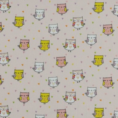 Lovely Owls - Rosa (com glitter)