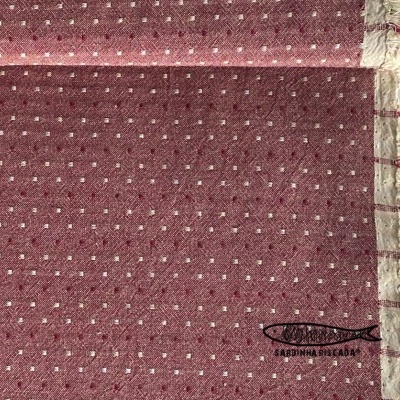 Tramado Japonês - Pintas Vermelhas Tramado Japonês - Pintas Vermelhas