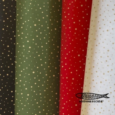 Pintinhas Douradas com Glitter