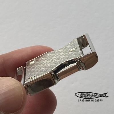 Fecho metálico de 25mm - Prata Fecho metálico de 25mm - Prata