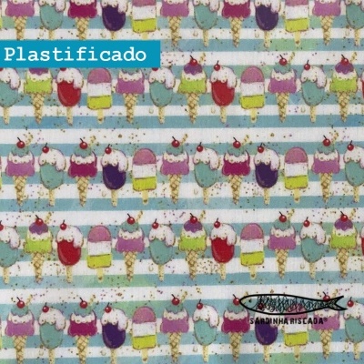 Gelados e Riscas  - Plastificado