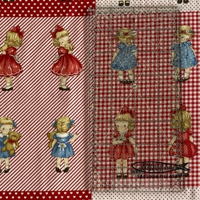 Margret & Sophie - Panel with a cute back view - Red Margret & Sophie - Panel with a cute back view - Red