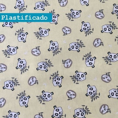 Caras Panda Amarelo