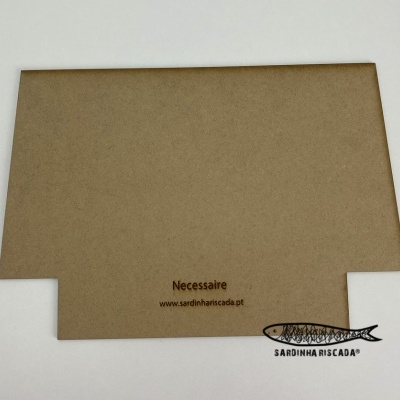 Necessaire grande - molde em mdf