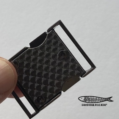 Fecho metálico de 25mm - Antracite Fecho metálico de 25mm - Antracite