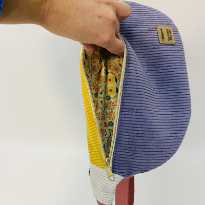 Bolsa de cintura - Furnas Amarelo e Roxo