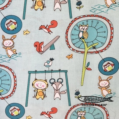 Mochos no baloiço - Azul