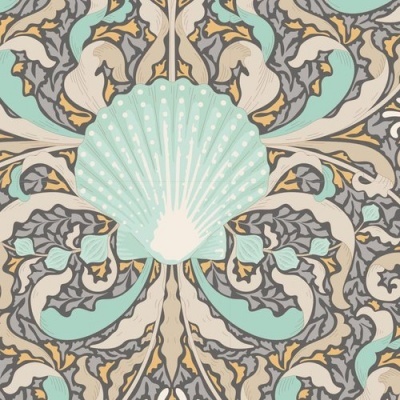 Cotton Beach  - Scallop Shell Grey