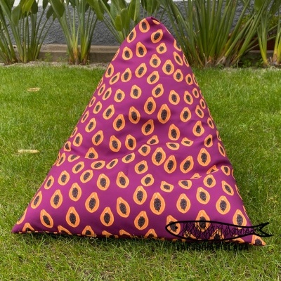 Puff de praia - Papaia fundo vinho