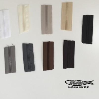 Fecho Zipper Malha 3