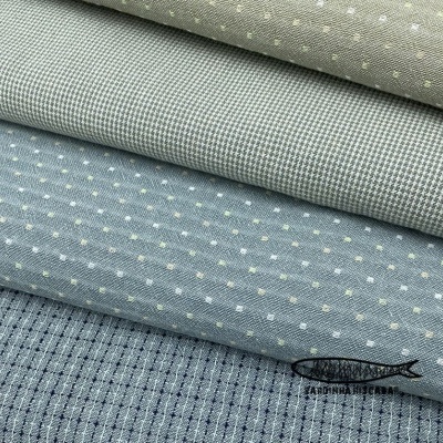 Tramado Japonês - Quadrados Azuis