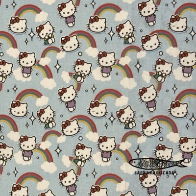 Hello Kitty Arco Íris - Azul