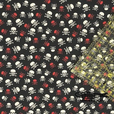 Caveiras Vermelhas e Brancas