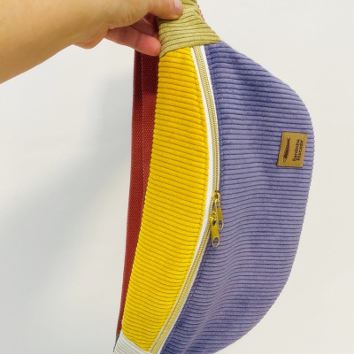 Bolsa de cintura - Furnas Amarelo e Roxo