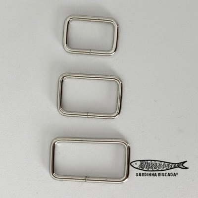 Passador retangular - Prata