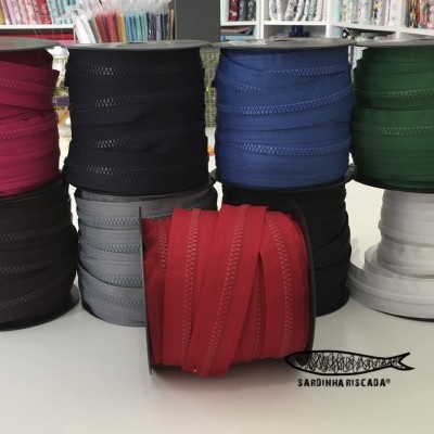Fecho Zipper Malha 5 Injectado