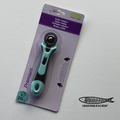 Cortador Rotativo 28mm Azul