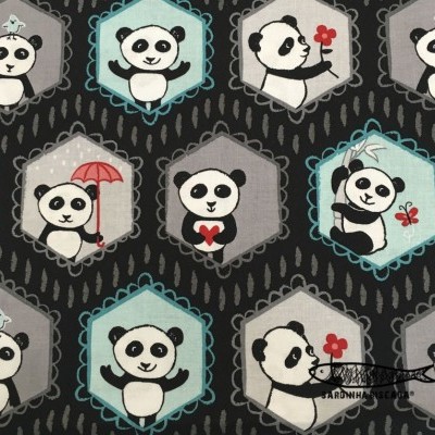 Panda love Black