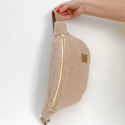 Bolsa de cintura -  Teddy areia