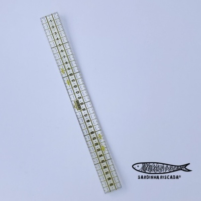 Régua 3 x 30 cm
