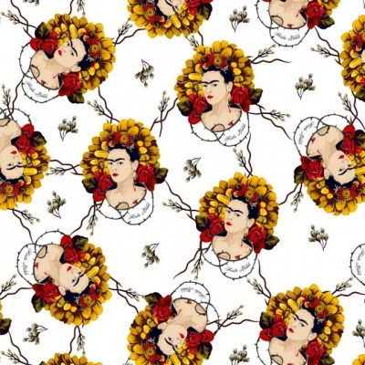 Frida Kahlo -  Floral Ramagens