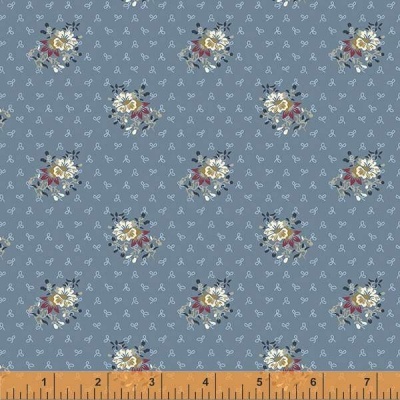 Bedford - Picked Flowers  Dusty Blue