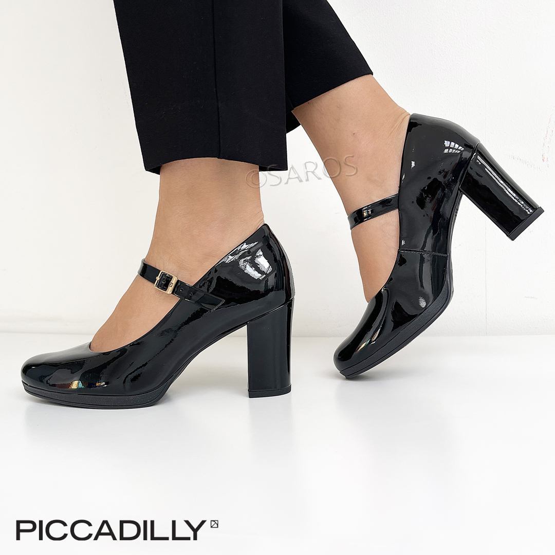 Novidades Piccadilly - Sapato de salto alto com fivela