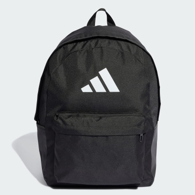 Mochila preta Adidas com logótipo branco