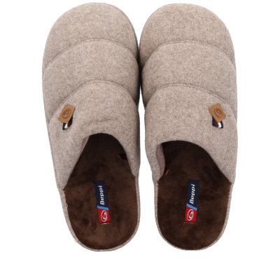 Chinelos de interior bege com interior castanho da marca Beppi