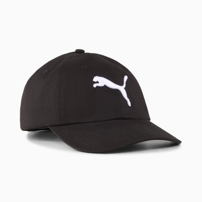 Chapéu de basebol preto com bordado branco