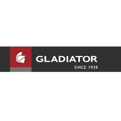 Logótipo da marca Gladiator com texto