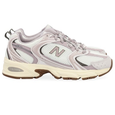 Ténis desportivos New Balance 530 rosa claro e branco
